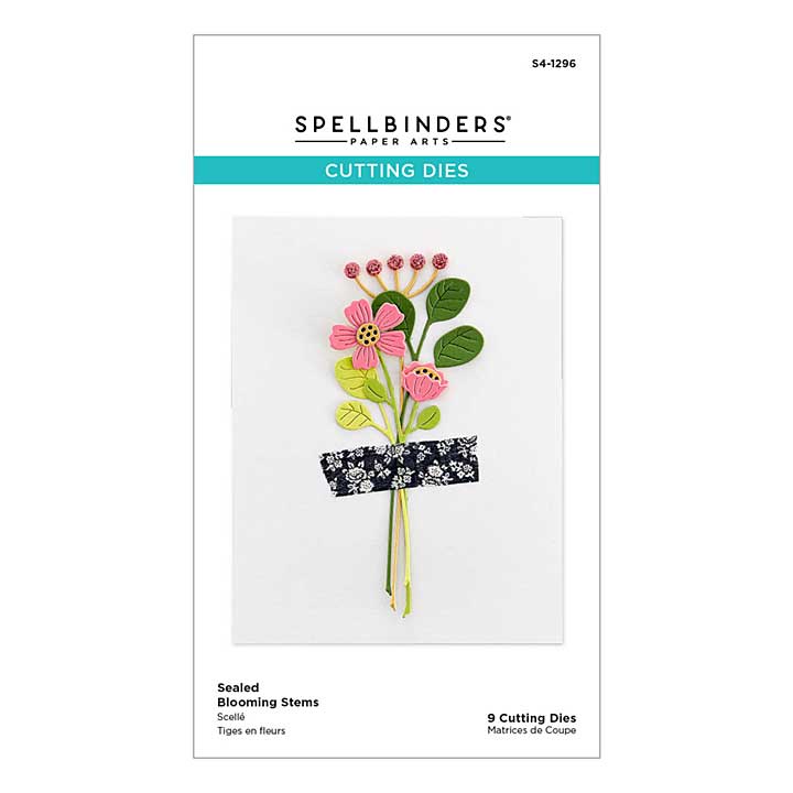 Spellbinders Shapeabilties - Sealed Blooming Stems Hot Foil Plates