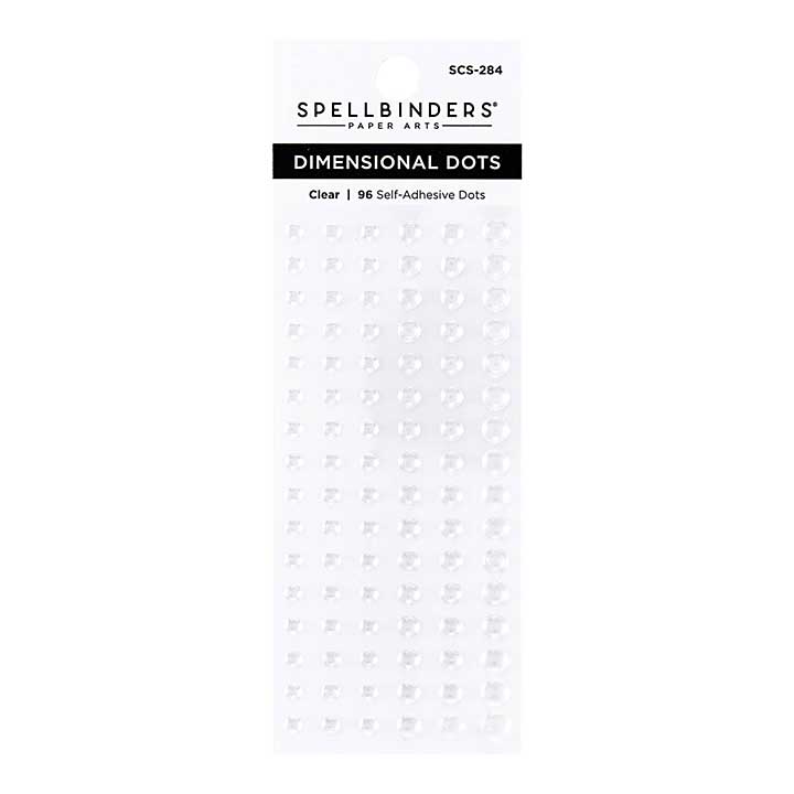Spellbinders Accessory - Dimensional Clear Enamel Dots