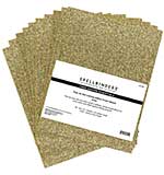Spellbinders 2mm EVA Foam 8-12 x 11 - Pop-Up Die Cutting Glitter Foam Sheets - Gold