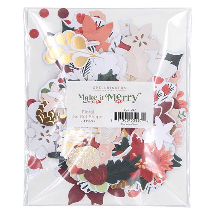 SO: Spellbinders Kit Add-on - Make It Merry Floral Die Cuts
