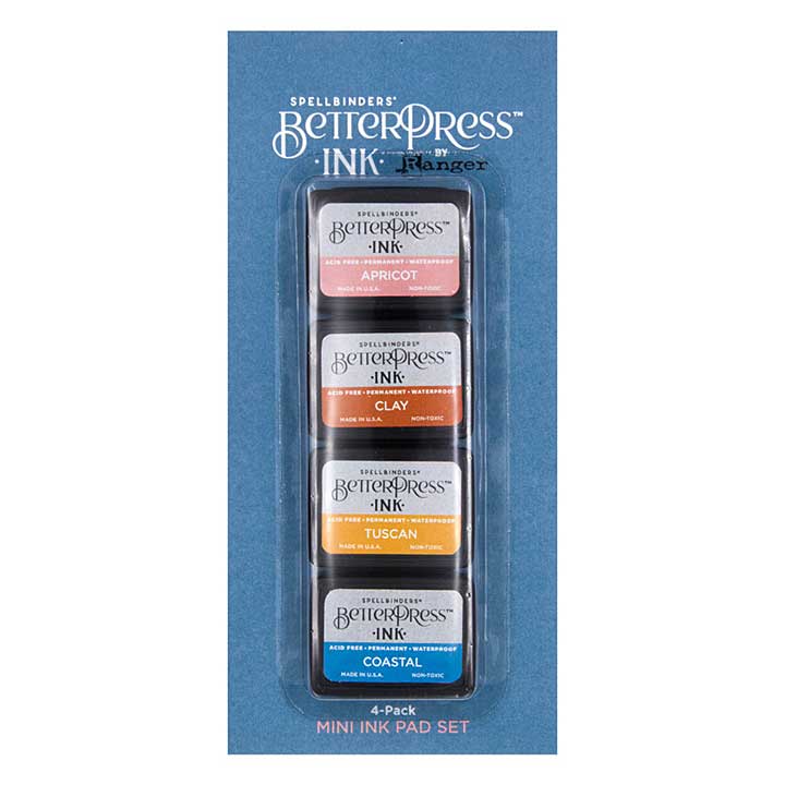 SO: Spellbinders Ink Pad - Desert Sunset BetterPress Ink Mini Set - 4 Pack