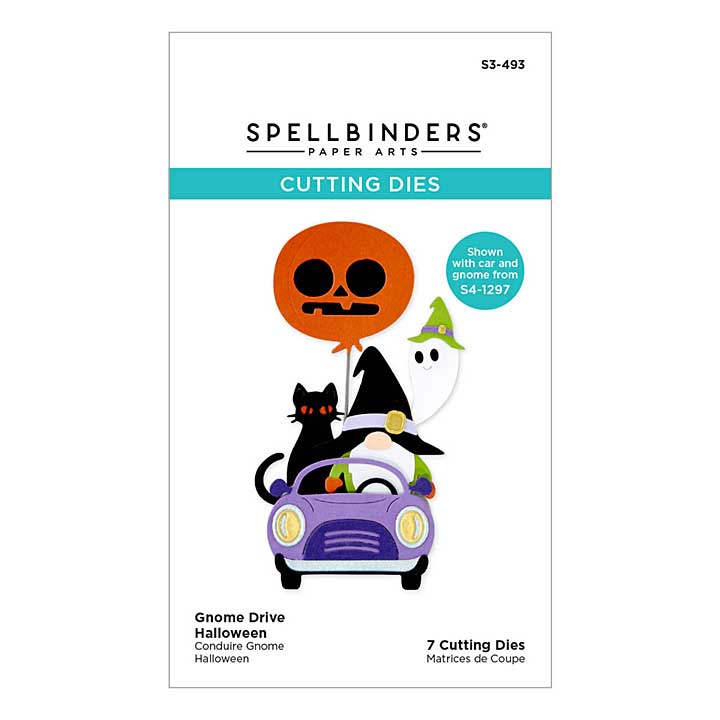 SO: Spellbinders Shapeabilties - Gnome Drive Halloween Etched Dies
