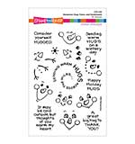 Stampendous Clear Stamps - Snowman Hugs Faces and Sentiments Clear Stamp Set