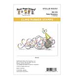 House-Mouse Cling Rubber Stamps - Party Streamers Cling Rubber Stamps