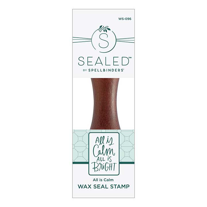 Spellbinders Wax Seals - All Is Calm Wax Seal Stamp