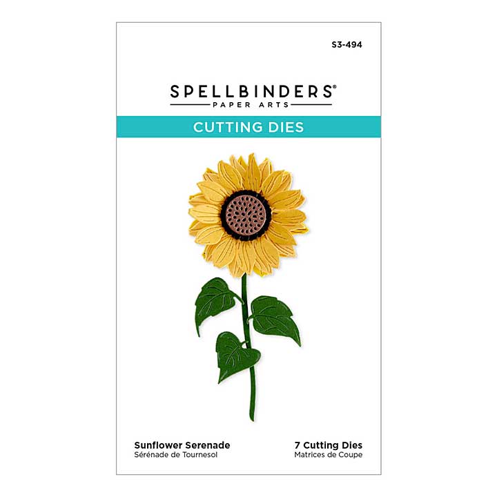 Spellbinders Dies - Sunflower Serenade Etched Dies