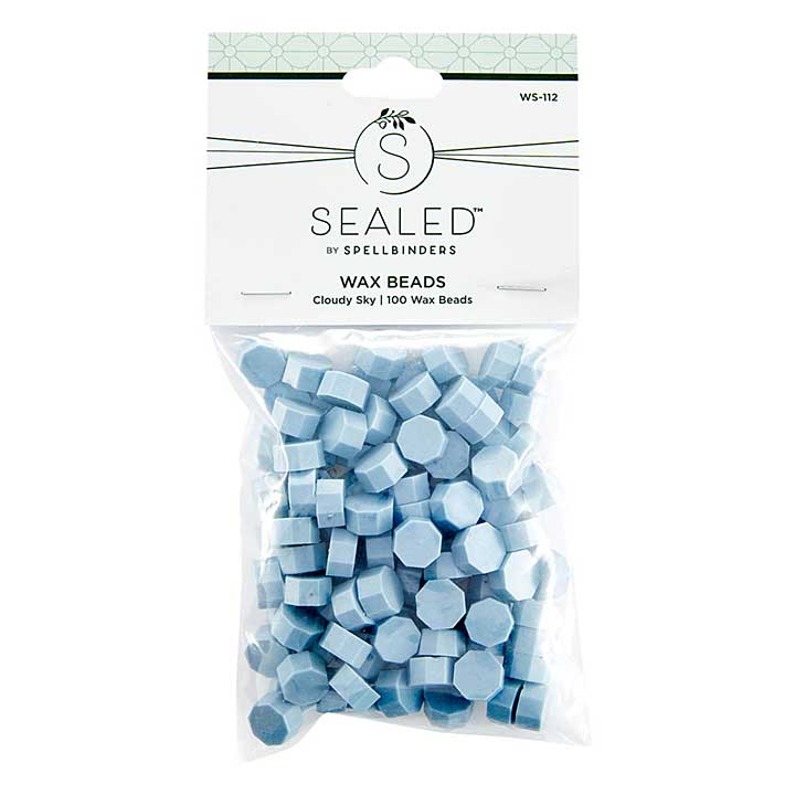 Spellbinders Accessories - Cloudy Sky Wax Beads from The Sealed by Spellbinders Collection