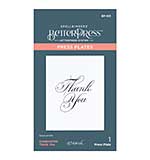 PAScribe Press Plates - Copperplate Thank You Press Plate (Paul Antonio)