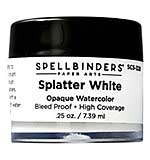 SO: Spellbinders SPA Source - Splatter White Opaque Watercolor