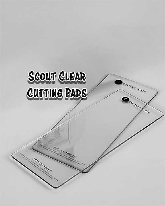 Spellbinders Platinum Scout CLEAR Compact Cutting Plates (C) Pads