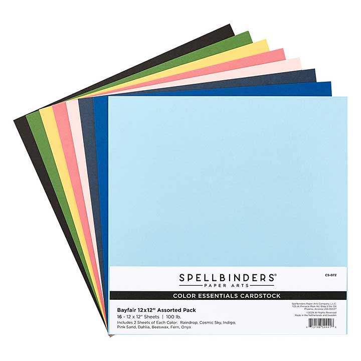 SB Cardstock - Bayfair 12in x 12in Cardstock Pack