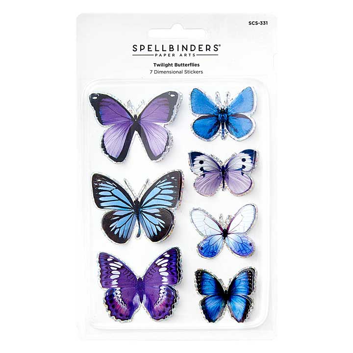 Spellbinders Accessories - Twilight Butterflies Stickers