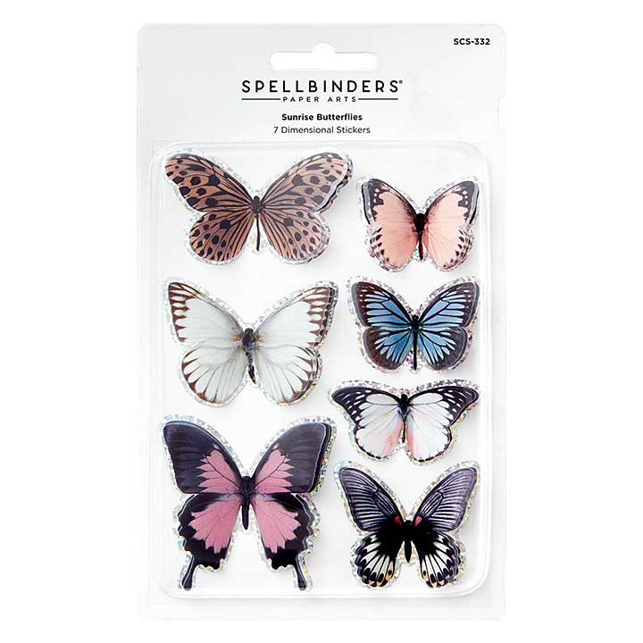 Spellbinders Accessories - Sunrise Butterflies Stickers