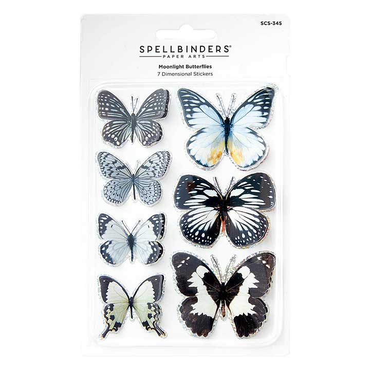 Spellbinders Accessories - Moonlight Butterflies Stickers