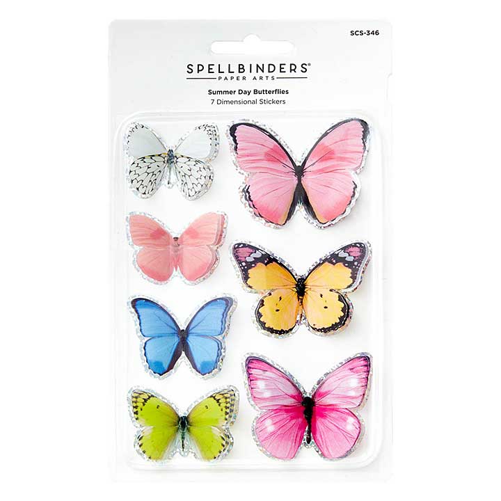 Spellbinders Accessories - Summer Day Butterflies Stickers