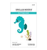 Spellbinders Shapeabilties - Luna the Seahorse Etched Dies