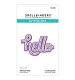 Spellbinders Shapeabilties - Stitched Hello Etched Dies