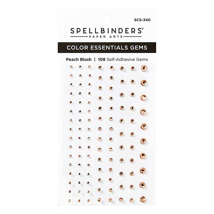 SB Self Adhesive Gems - Peach Blush Color Essentials Gems