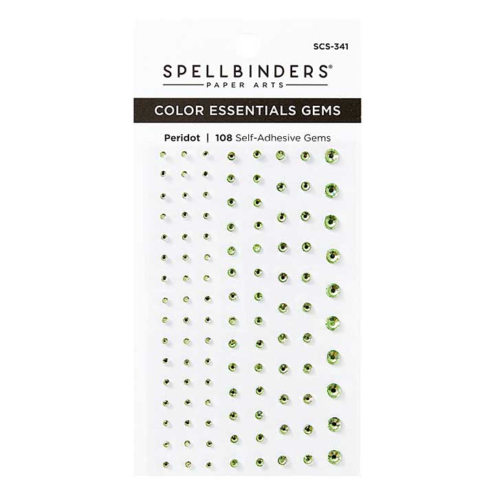 SB Self Adhesive Gems - Peridot Color Essentials Gems