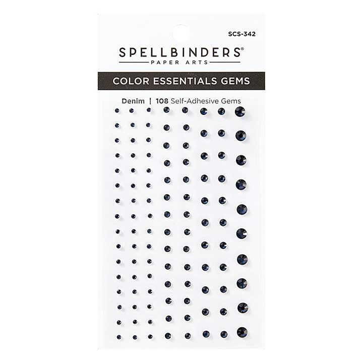 SB Self Adhesive Gems - Denim Color Essentials Gems