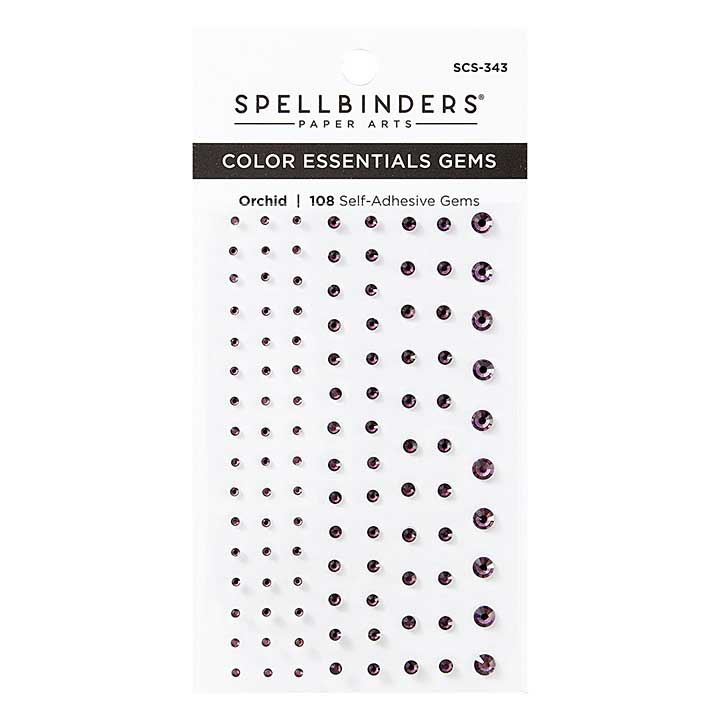 SB Self Adhesive Gems - Orchid Color Essentials Gems