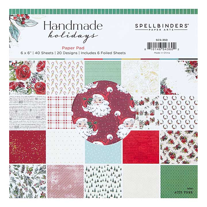 Spellbinders Cardstock - Handmade Holidays Paper Pad