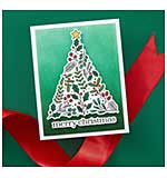 Spellbinders BetterPress Society - Membership (Jul 24) - Winter Sprigs Tree Press Plates & Dies Set (BPS-004)