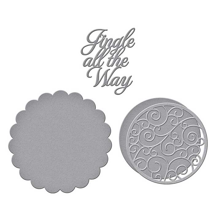 Spellbinders Jingle Word Frame Etched Dies (S4-1145)