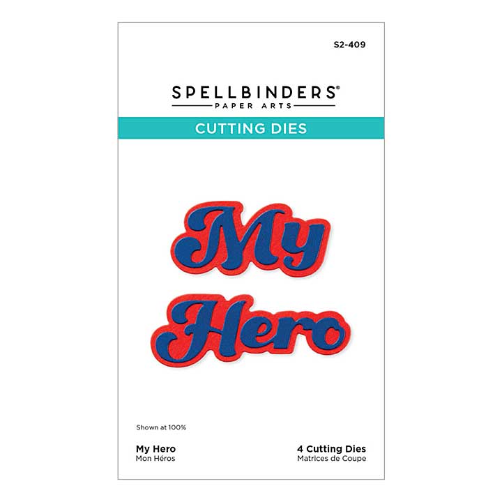 Spellbinders Shapeabilities - My Hero Etched Dies