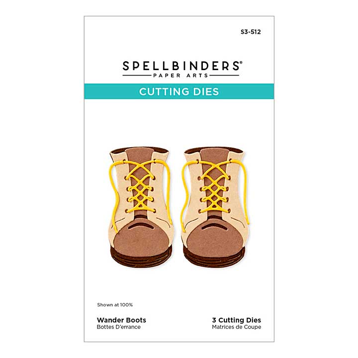 Spellbinders Shapeabilities - Wander Boots Etched Dies