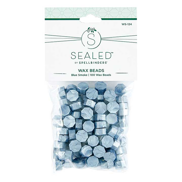 Spellbinders Wax Beads - Blue Smoke Wax Beads