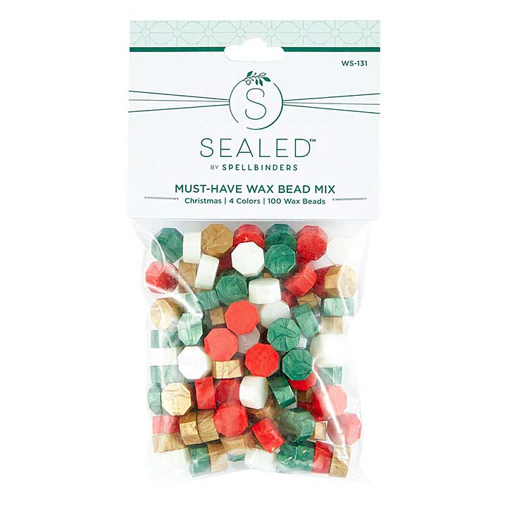 Spellbinders Wax Beads - Must-Have Wax Bead Mix Christmas