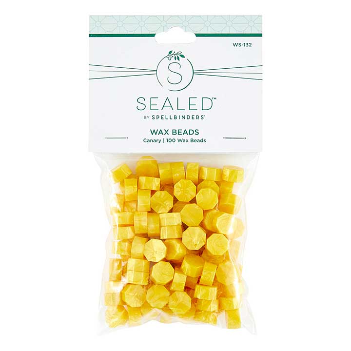 Spellbinders Wax Beads - Canary Wax Beads