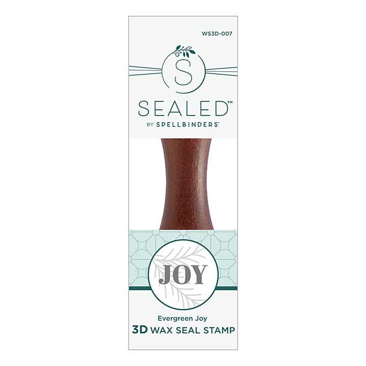 Spellbinders Wax Seals - Evergreen Joy 3D Wax Seal Stamp