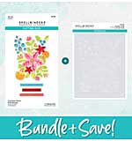 Spellbinders Christmas Florals Die and Stencil Bundle