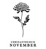 Spellbinders November Chrysanthemum Press Plates