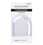 Spellbinders Stylish Oval Shaker Domes (6pcs)