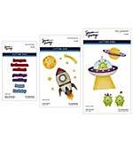 Spellbinders Simons Space Adventure Die Bundle