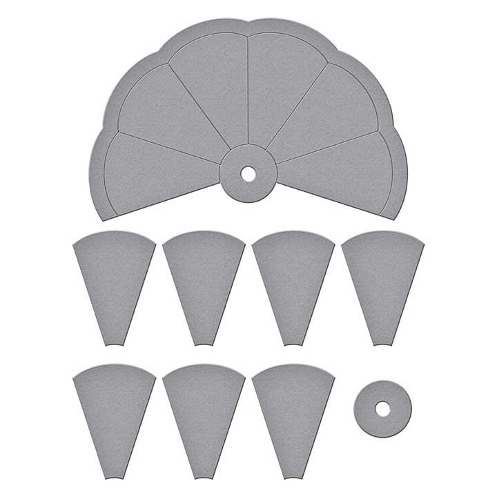 Spellbinders Color Swatch Wheel Etched Dies