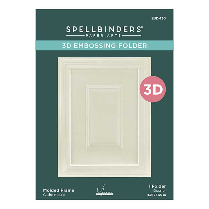 Spellbinders Molded Frame 3D Embossing Folder