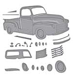 Spellbinders Classic Road Legends Etched Dies Timeless Truck