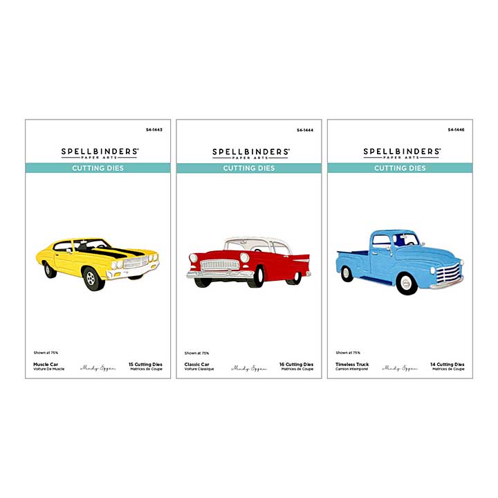 SO: Spellbinders Classic Road Legends by Mindy Eggen Car and Truck Die Bundle