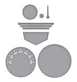 Spellbinders Classic Road Legends Etched Dies Speedometer