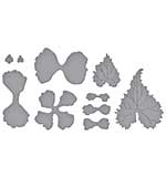 Spellbinders Summer Solstice Garden Etched Dies Begonia and Ladybugs