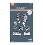 Spellbinders BetterPress Society - Membership (Jun 25) - Sea Friends Plate and Die Set (BPS-019)