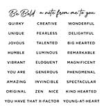 Spellbinders Stitched Alphabet Descriptors Sentiments Clear Stamp