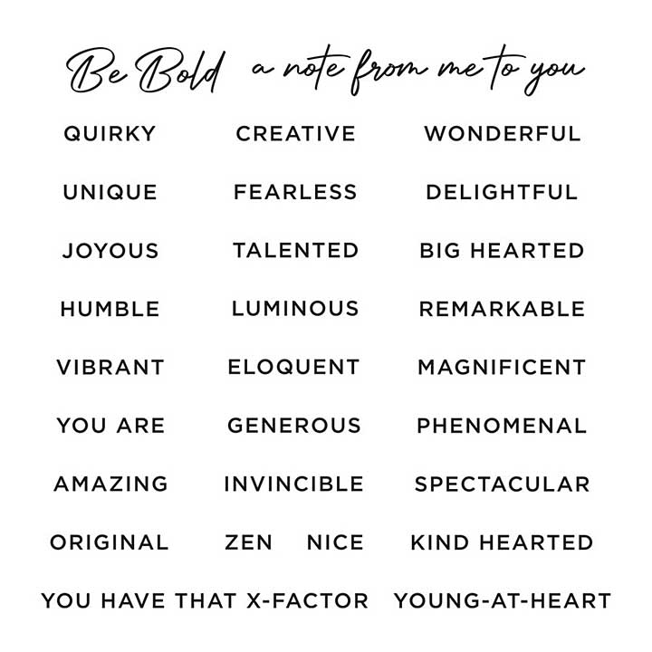 Spellbinders Stitched Alphabet Descriptors Sentiments Clear Stamp