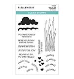 Spellbinders Jump for Joy Sentiments Clear Stamp Set