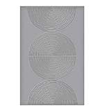 Spellbinders Modern Botanicals Embossing Folder Lined Circles