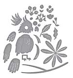 Spellbinders Cheerful Chirps Etched Dies Flying High